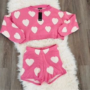NWT-Nasty gal heart set💖